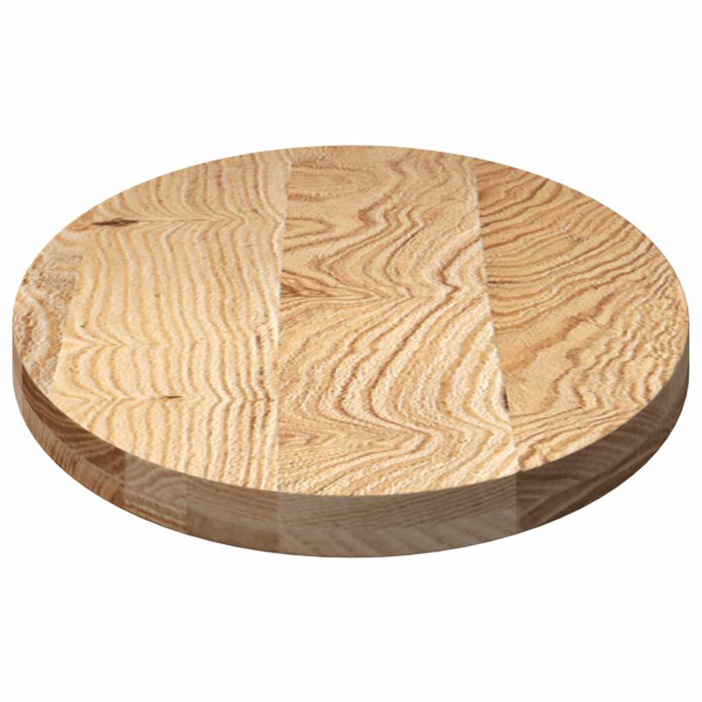 Dessus de table 100x50x4 cm bois de chêne massif ovale Plateaux de table vidaXL   