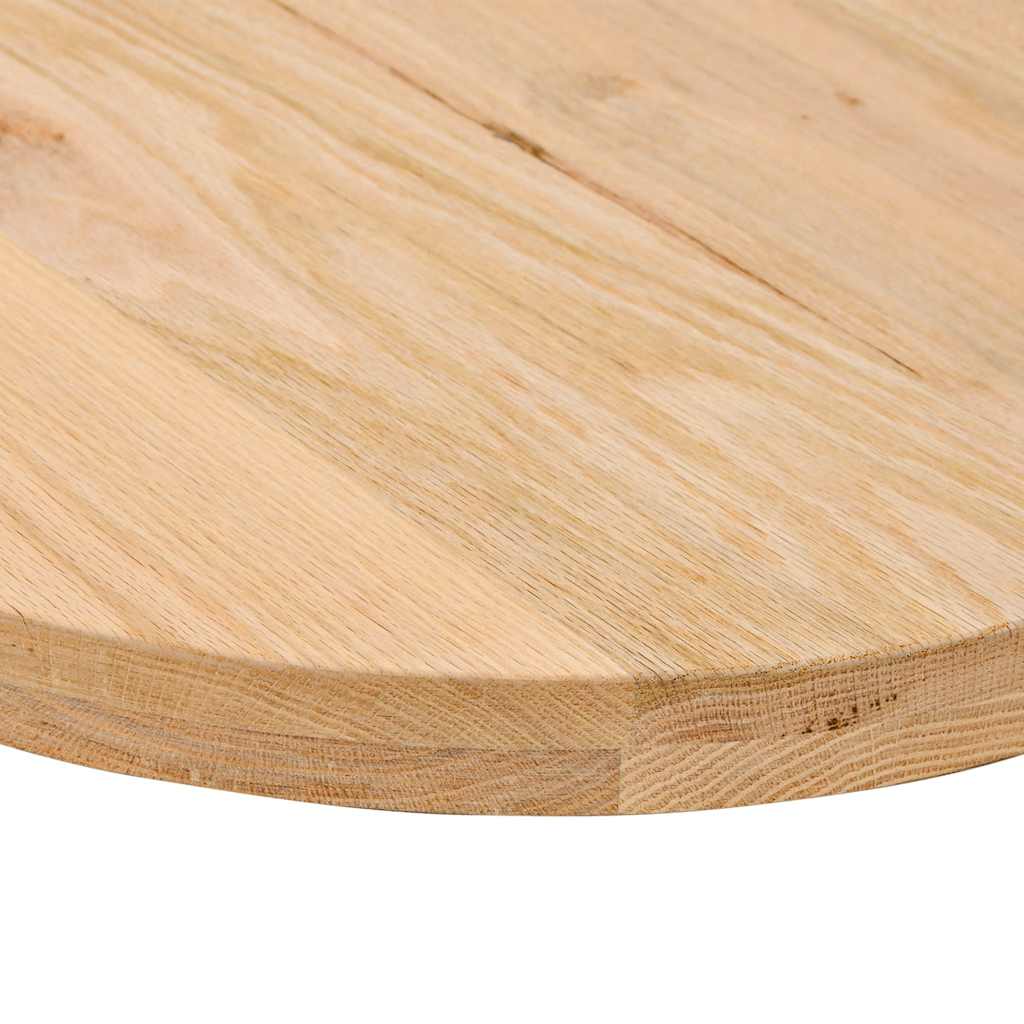 Dessus de table 120x60x4 cm bois de chêne massif ovale Plateaux de table vidaXL   