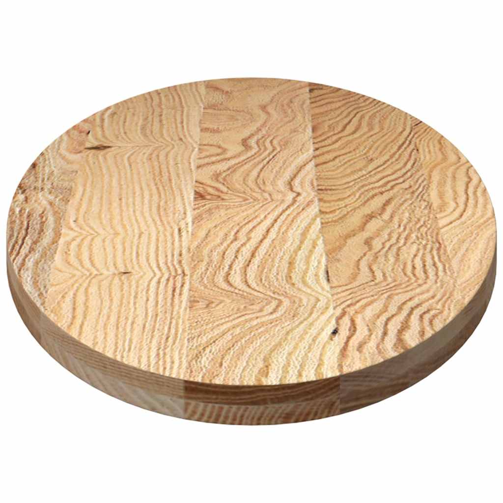 Dessus de table 140x60x4 cm bois de chêne massif ovale Plateaux de table vidaXL   