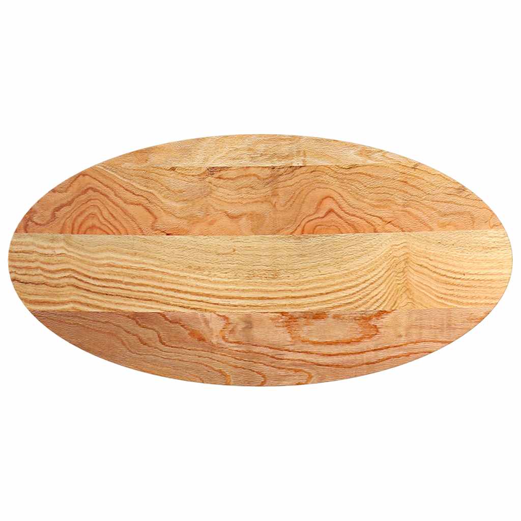 Dessus de table 120x60x2 cm bois de chêne massif ovale Plateaux de table vidaXL   