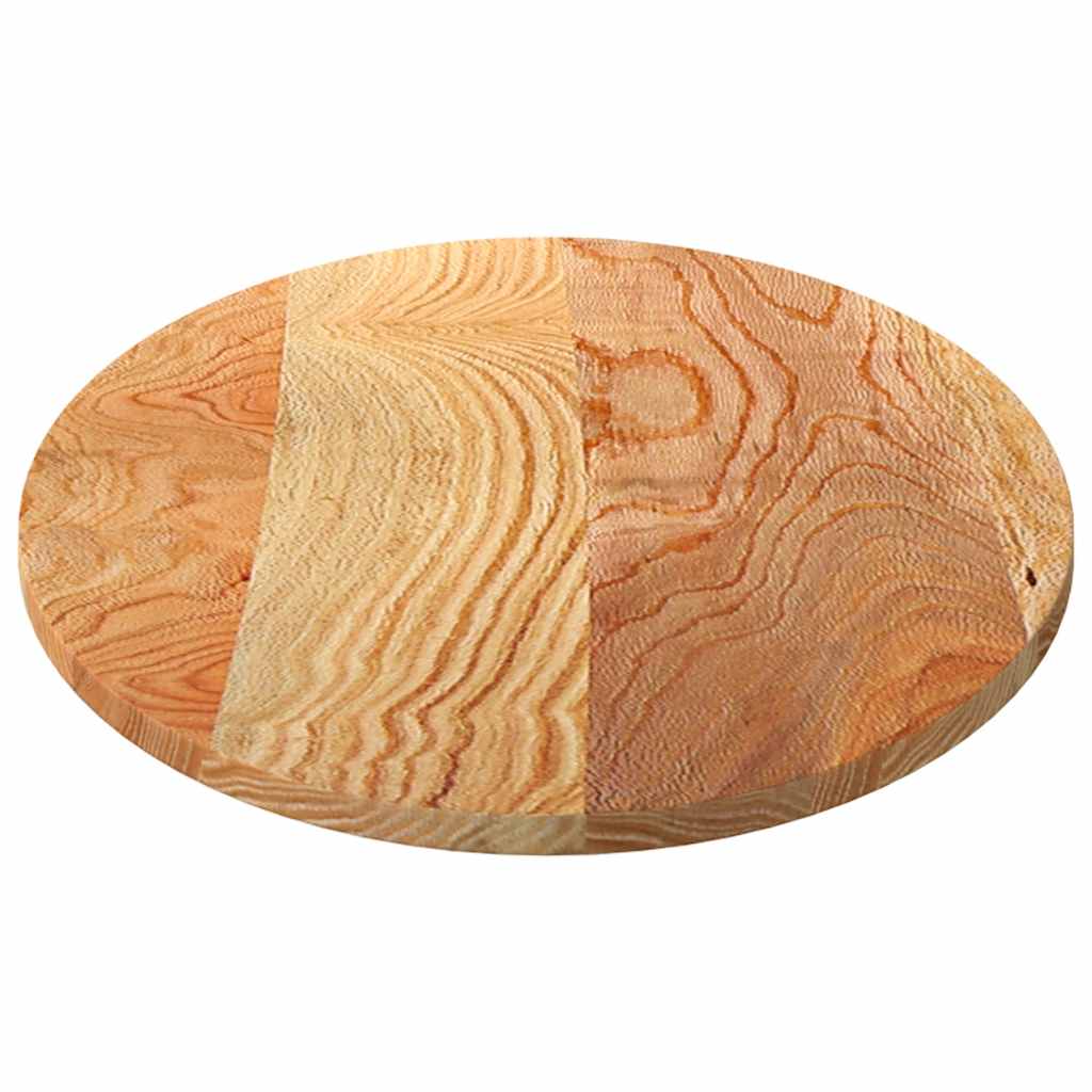 Dessus de table 120x60x2 cm bois de chêne massif ovale Plateaux de table vidaXL   