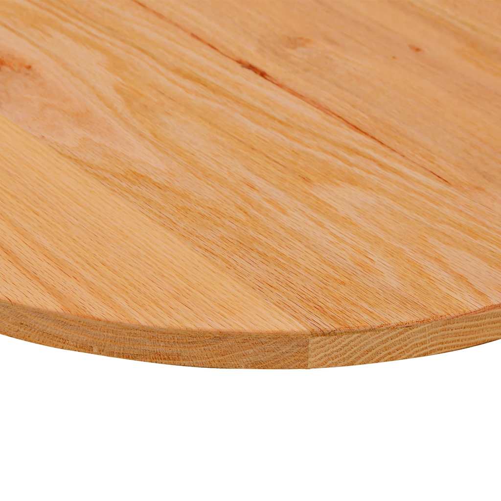 Dessus de table 120x60x2 cm bois de chêne massif ovale Plateaux de table vidaXL   