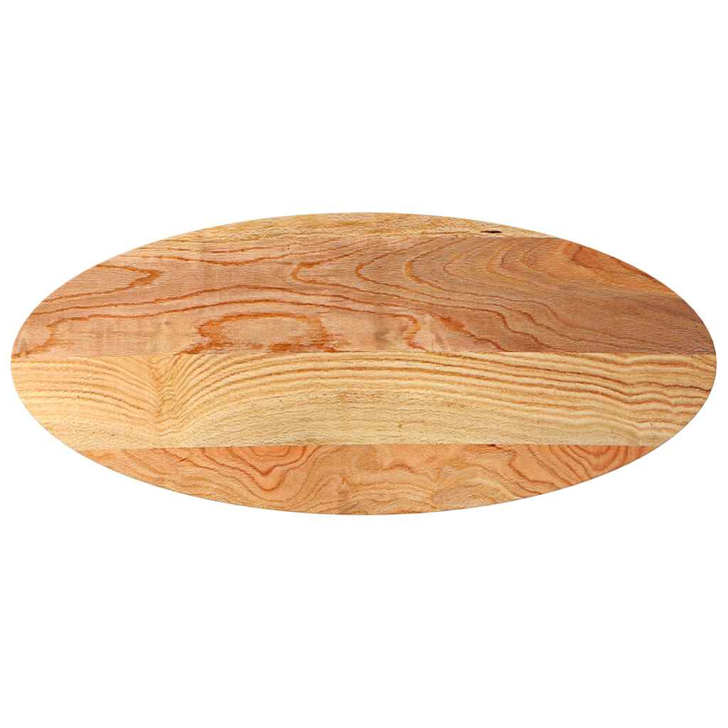 Dessus de table 140x60x2 cm bois de chêne massif ovale Plateaux de table vidaXL   