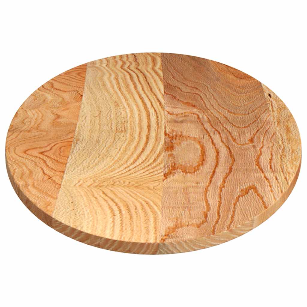 Dessus de table 140x60x2 cm bois de chêne massif ovale Plateaux de table vidaXL   