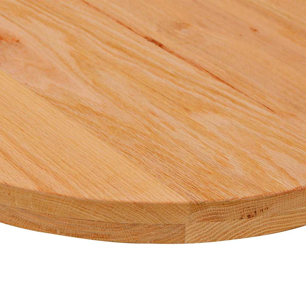 Dessus de table 100x50x4 cm bois de chêne massif ovale Plateaux de table vidaXL   