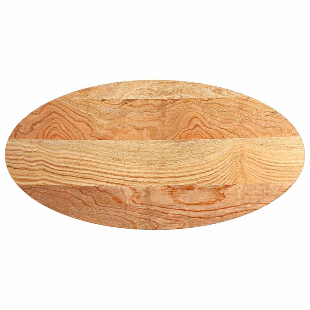 Dessus de table 120x60x4 cm bois de chêne massif ovale Plateaux de table vidaXL   