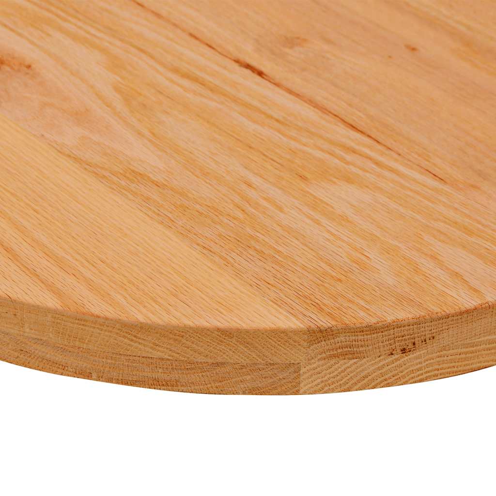 Dessus de table 120x60x4 cm bois de chêne massif ovale Plateaux de table vidaXL   