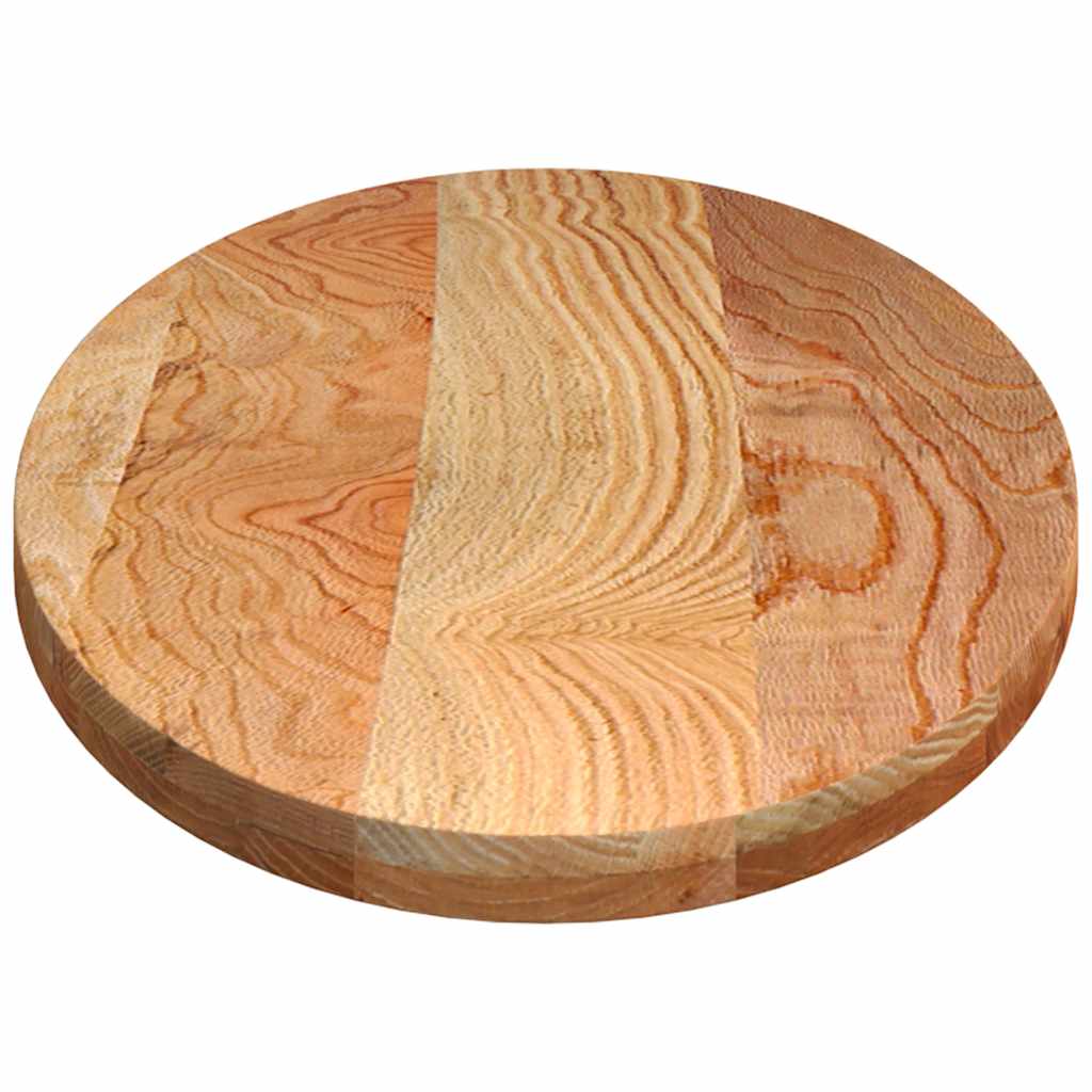 Dessus de table 140x60x4 cm bois de chêne massif ovale Plateaux de table vidaXL   