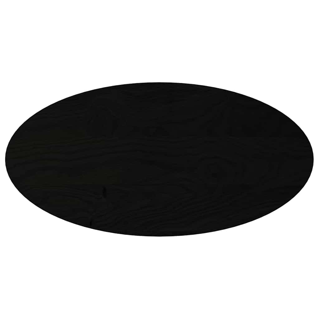 Dessus de table marron foncé 100x50x4cm bois chêne massif ovale Plateaux de table vidaXL   