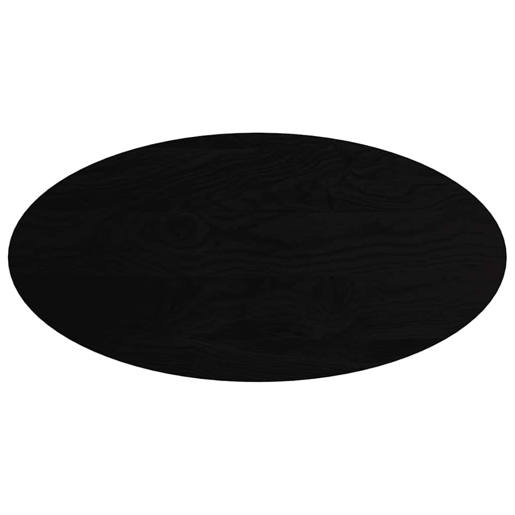 Dessus de table marron foncé 120x60x4cm bois chêne massif ovale Plateaux de table vidaXL   