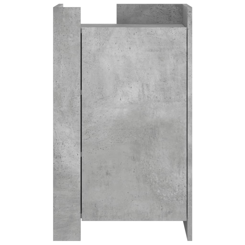 Image Buffet gris béton 45x35x75 cm Bois d'ingénierie | Xios Store SNC vidaXL Xios Store SNC