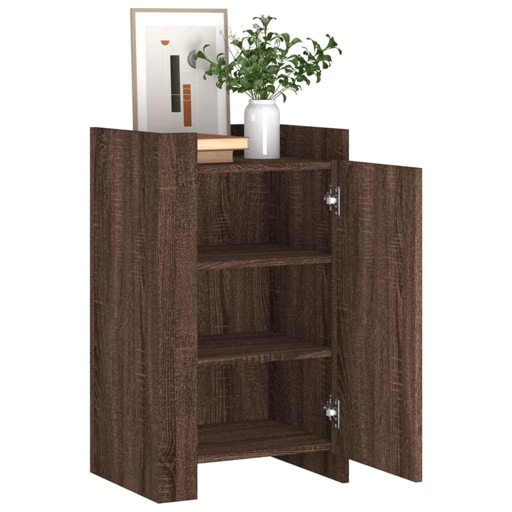 Image Buffet chêne marron 45x35x75 cm bois d'ingénierie | Xios Store SNC vidaXL Xios Store SNC