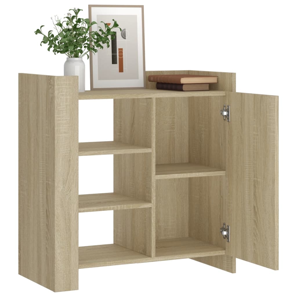 Image Buffet chêne sonoma 73,5x35x75 cm bois d'ingénierie | Xios Store SNC vidaXL Xios Store SNC