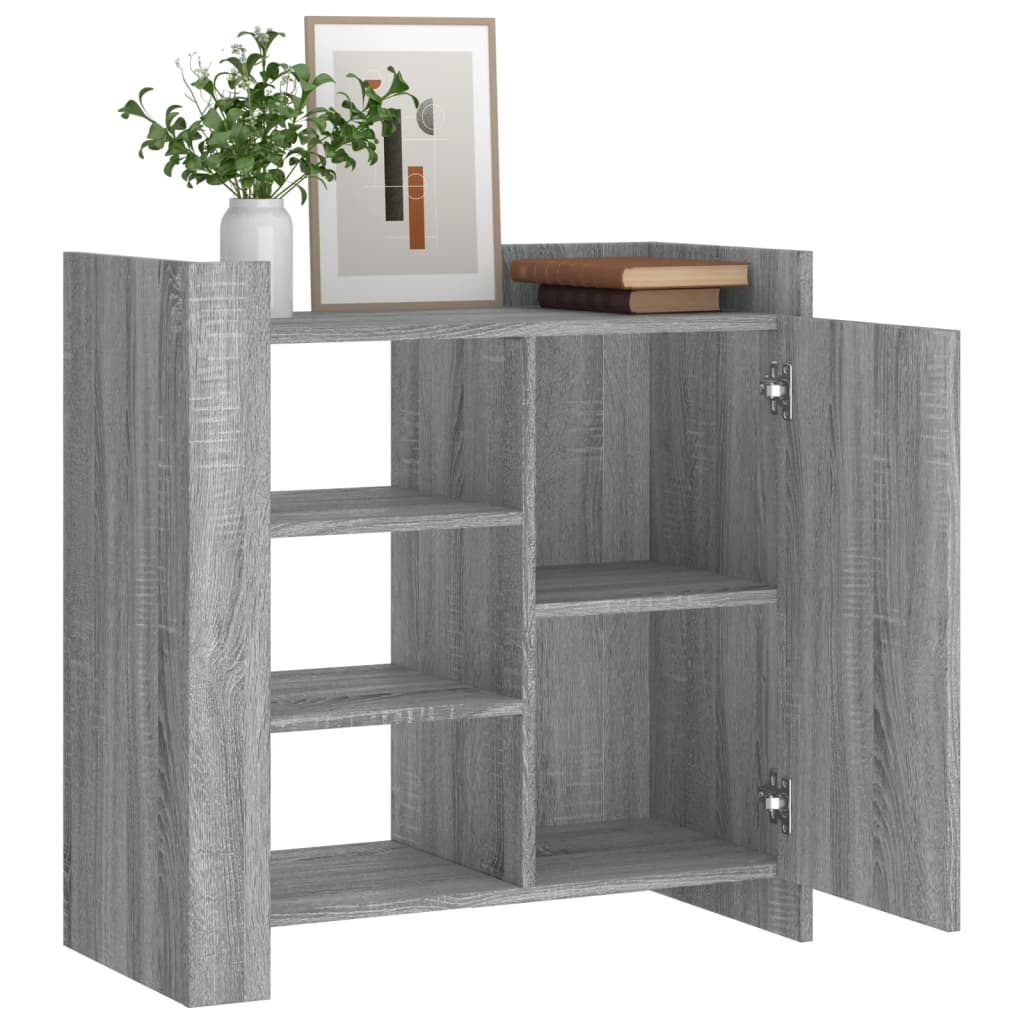 Image Buffet sonoma gris 73,5x35x75 cm bois d'ingénierie | Xios Store SNC vidaXL Xios Store SNC