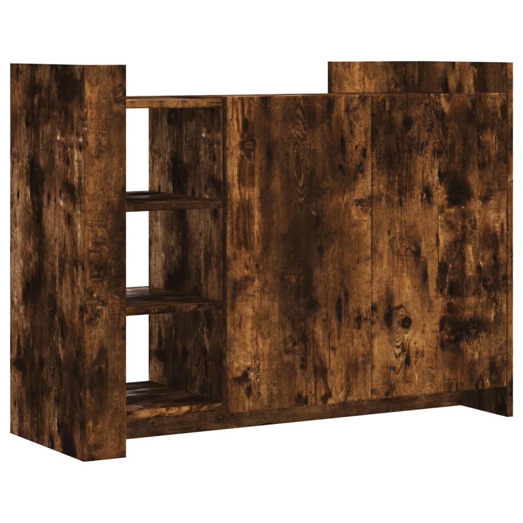 Image Buffet chêne fumé 100x35x75 cm bois d'ingénierie | Xios Store SNC vidaXL Xios Store SNC