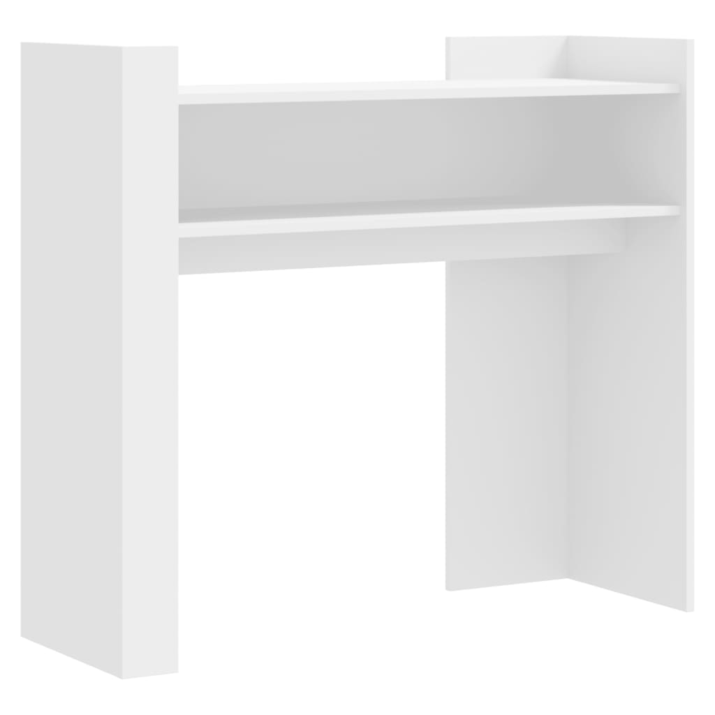 Table console blanc 100x35x90 cm bois d’ingénierie - Xios Store SNC