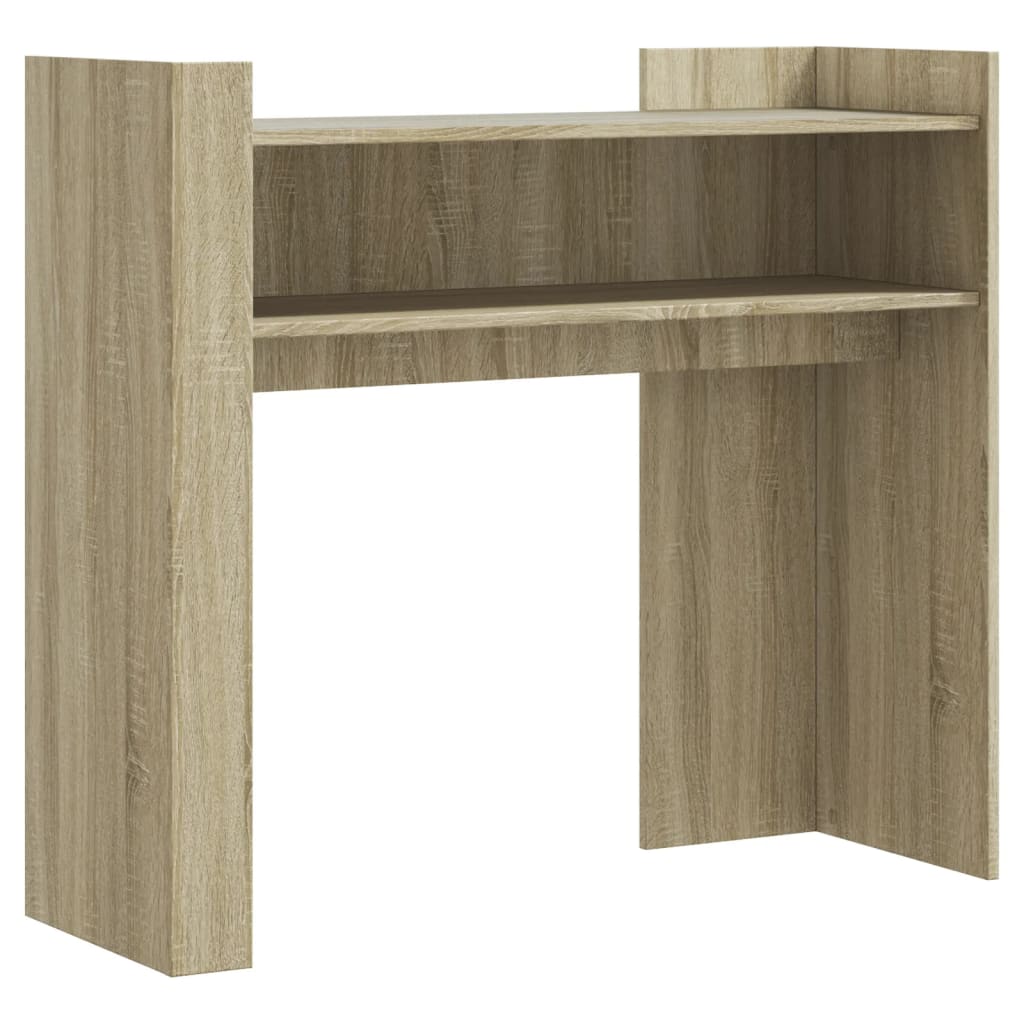 Table console chêne sonoma 100x35x90 cm bois d'ingénierie - Xios Store SNC