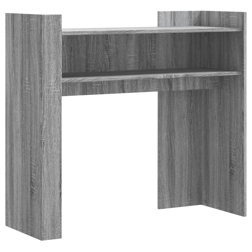 Table console sonoma gris 100x35x90 cm bois d'ingénierie - Xios Store SNC