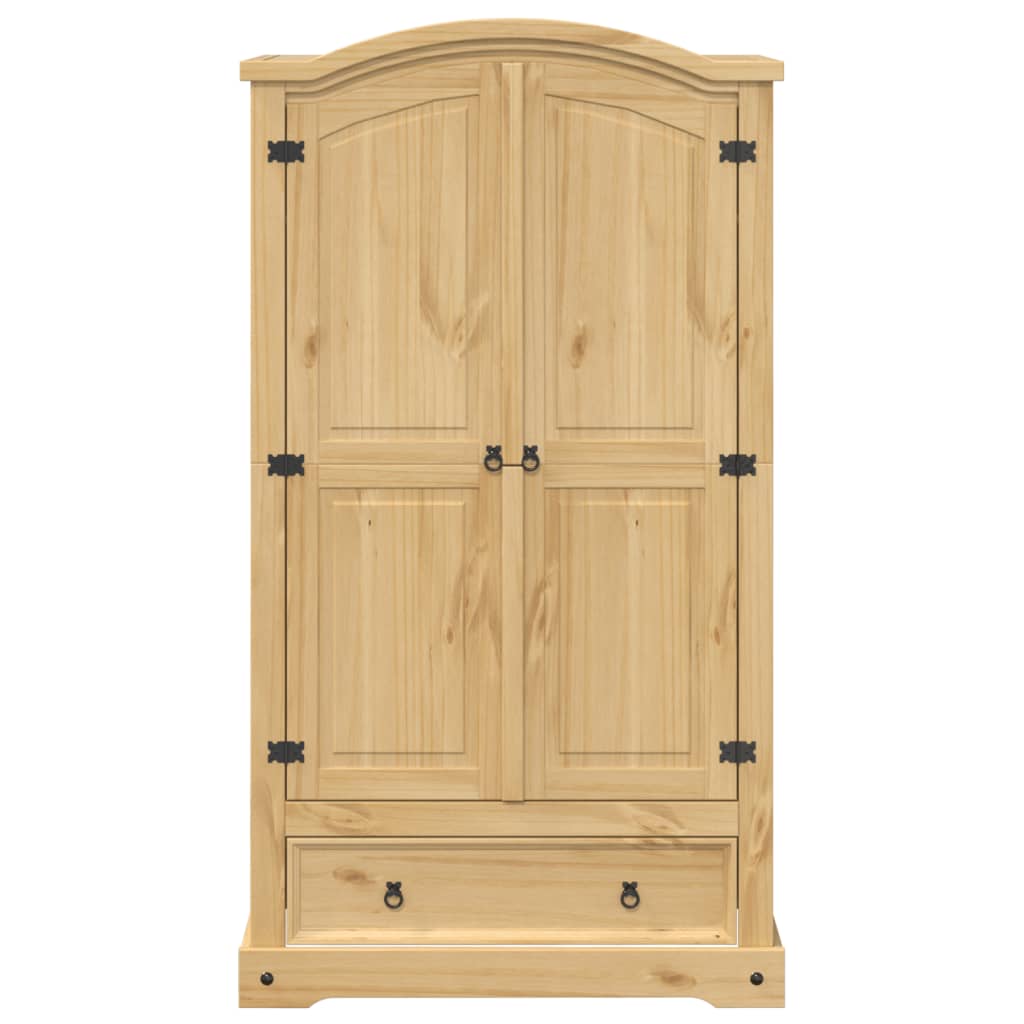 Garde-robe Corona 102x52x186 cm bois de pin massif Armoires vidaXL   