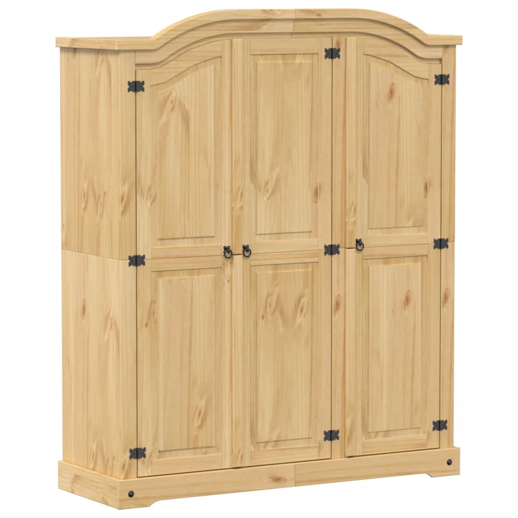 Garde-robe Corona 151,5x52x186 cm bois de pin massif Armoires vidaXL   