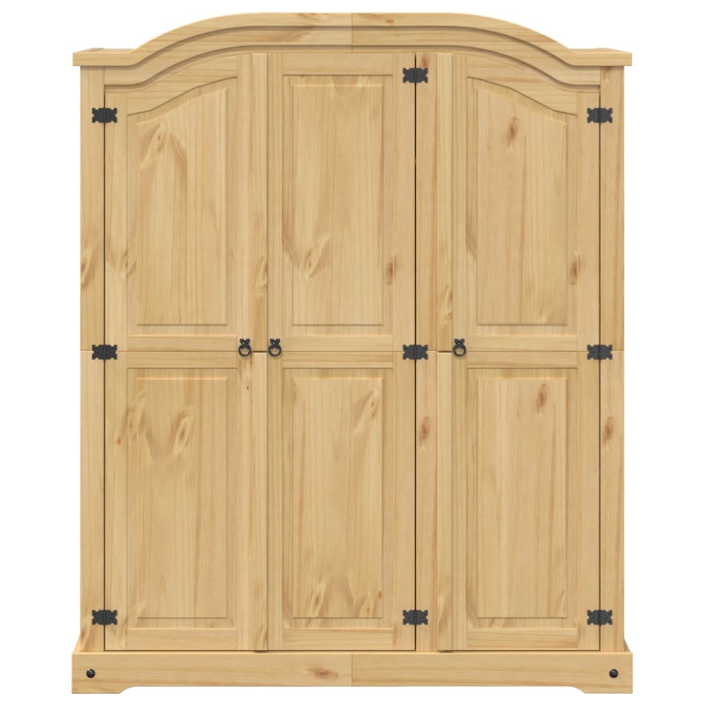 Garde-robe Corona 151,5x52x186 cm bois de pin massif Armoires vidaXL   