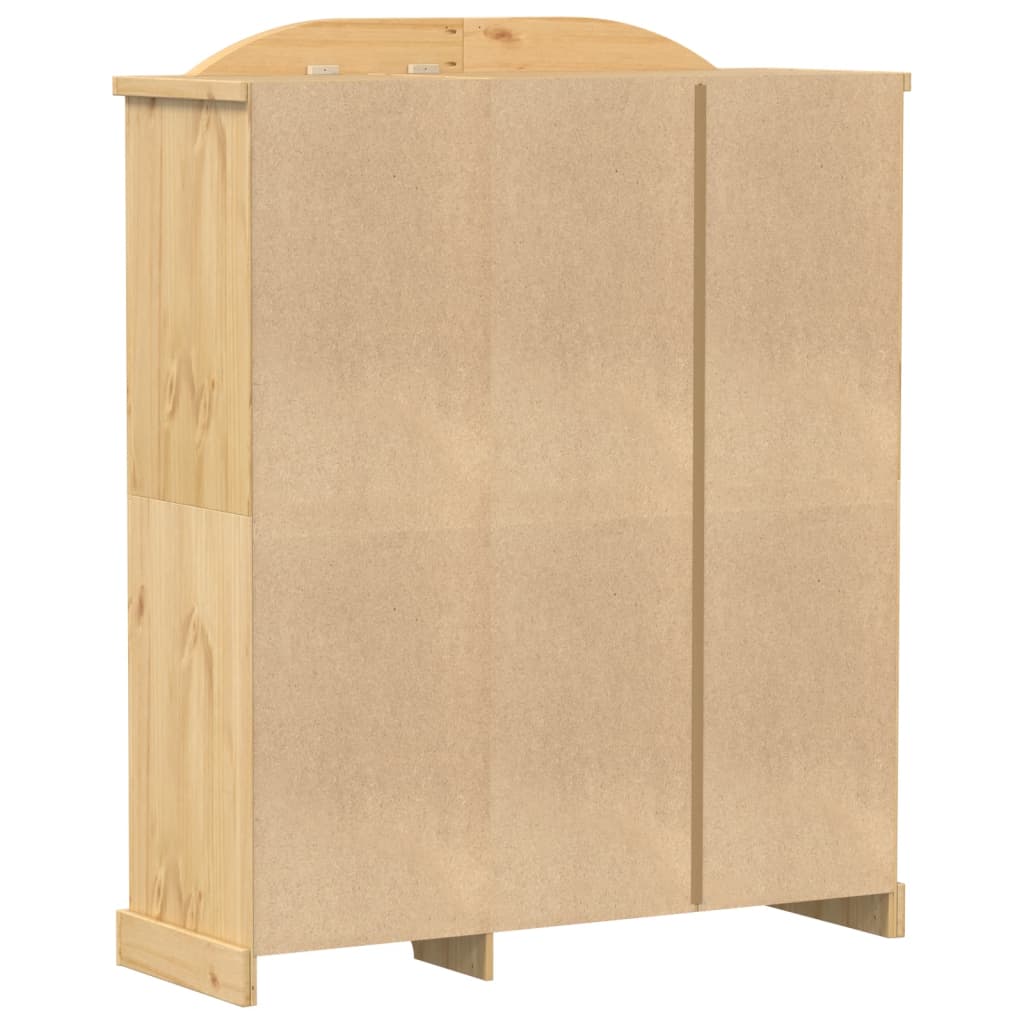 Garde-robe Corona 151,5x52x186 cm bois de pin massif Armoires vidaXL   