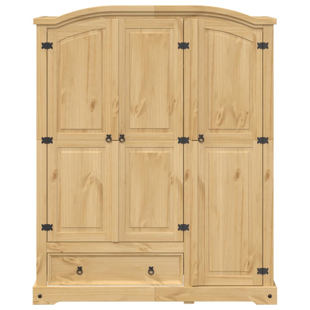 Garde-robe Corona 151,5x52x186 cm bois de pin massif Armoires vidaXL   