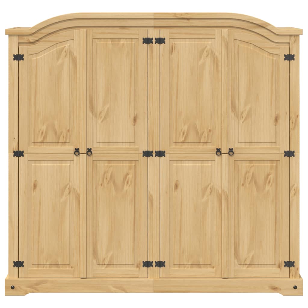 Garde-robe Corona 194x52x186 cm bois de pin massif Armoires vidaXL   