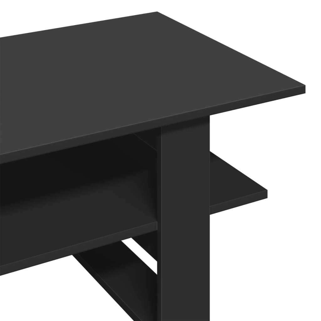 Table basse noir 102x55x42 cm bois d'ingénierie Tables basses vidaXL   