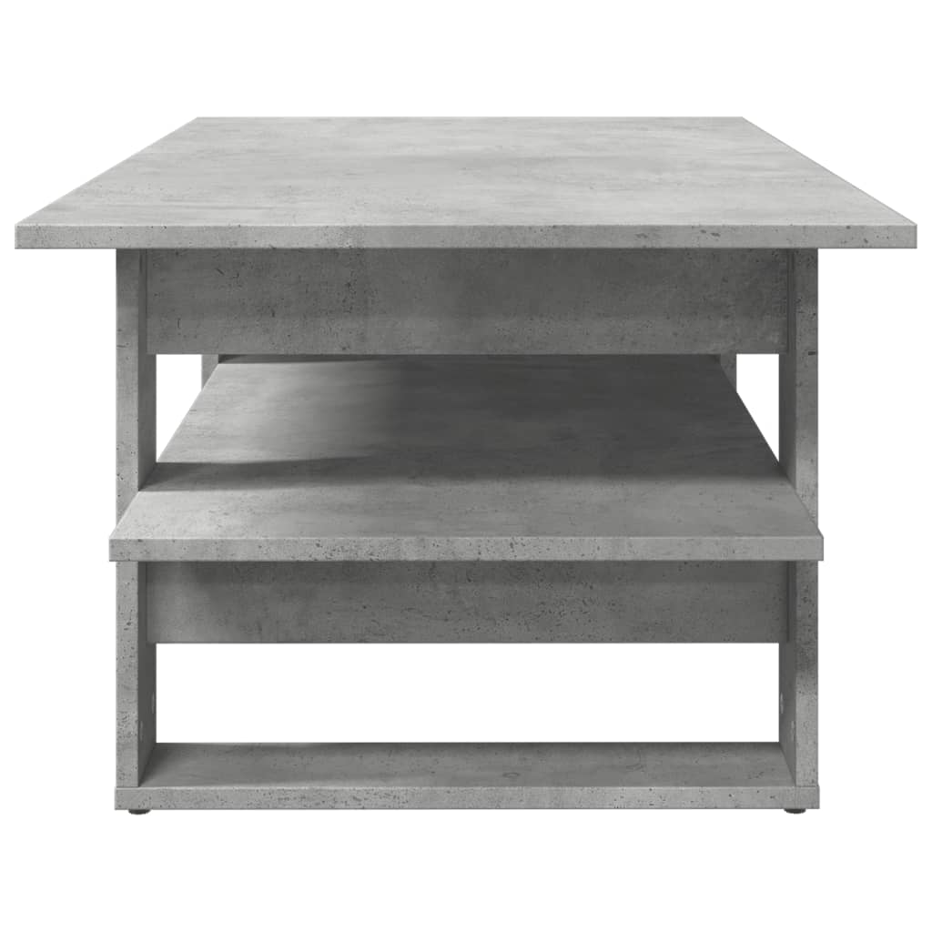 Table basse gris béton 102x55x42 cm bois d'ingénierie Tables basses vidaXL   