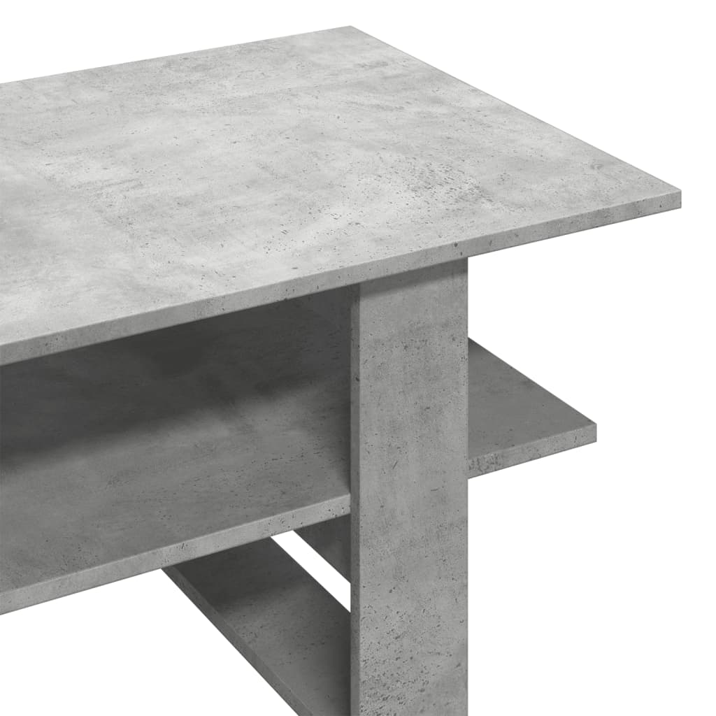 Table basse gris béton 102x55x42 cm bois d'ingénierie Tables basses vidaXL   