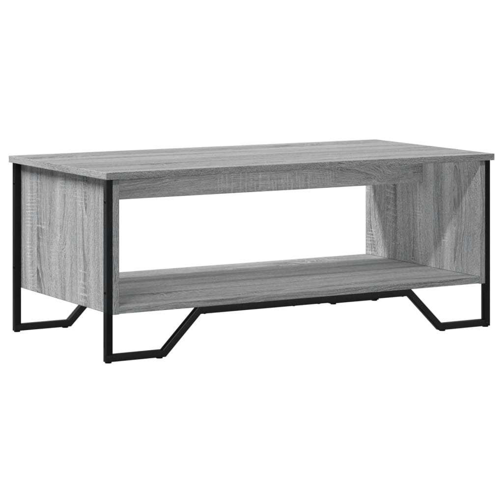 Table basse sonoma gris 100x51x40 cm bois d'ingénierie Tables basses vidaXL   