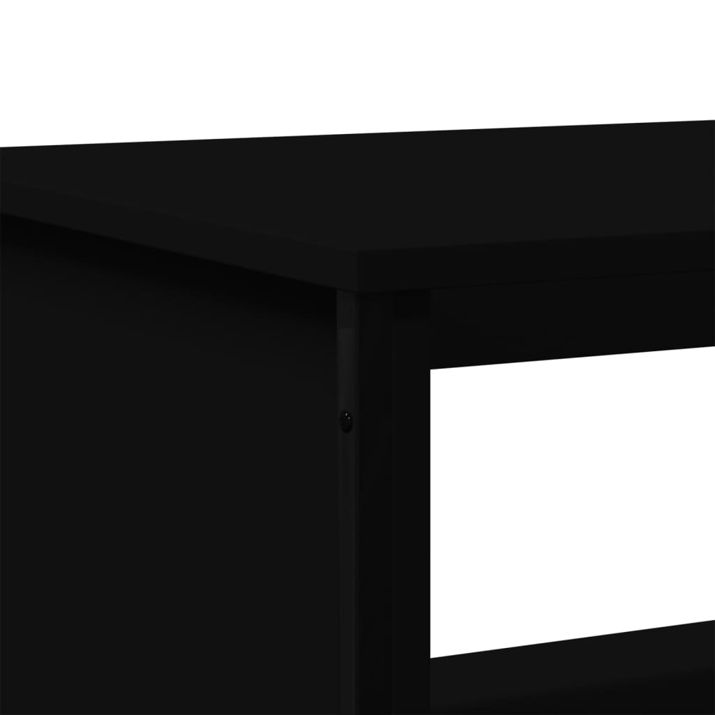 Table basse noir 75x51x40 cm bois d'ingénierie Tables basses vidaXL   