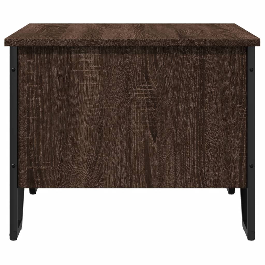 Table basse chêne marron 75x51x40 cm bois d'ingénierie Tables basses vidaXL   