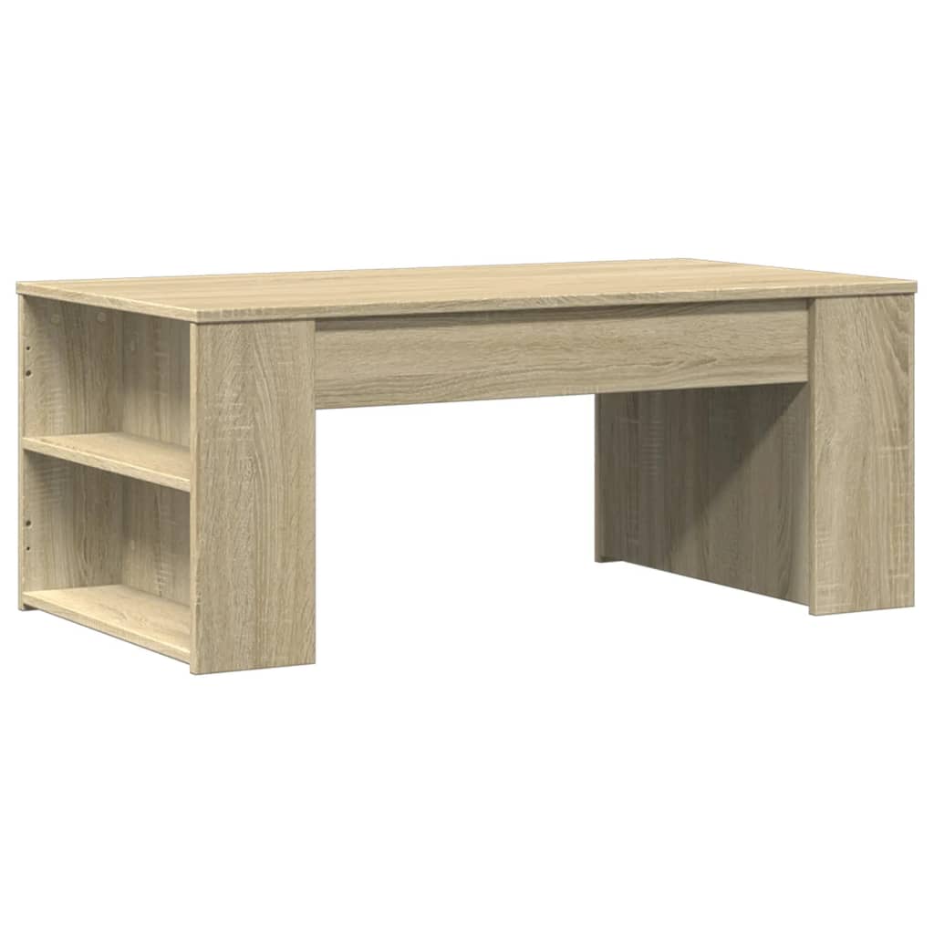 Table basse chêne sonoma 102x55x42 cm bois d'ingénierie Tables basses vidaXL   