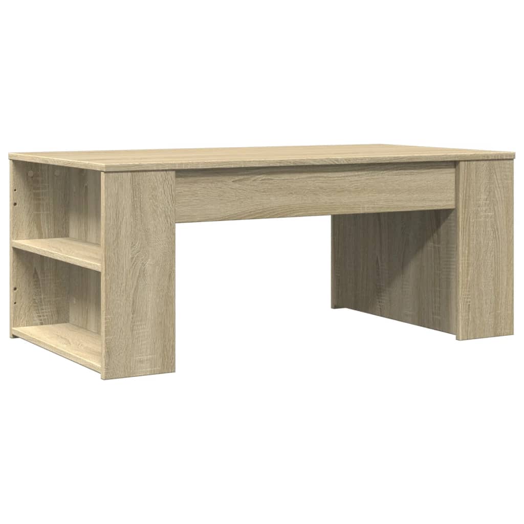 Table basse chêne sonoma 102x55x42 cm bois d'ingénierie Tables basses vidaXL   