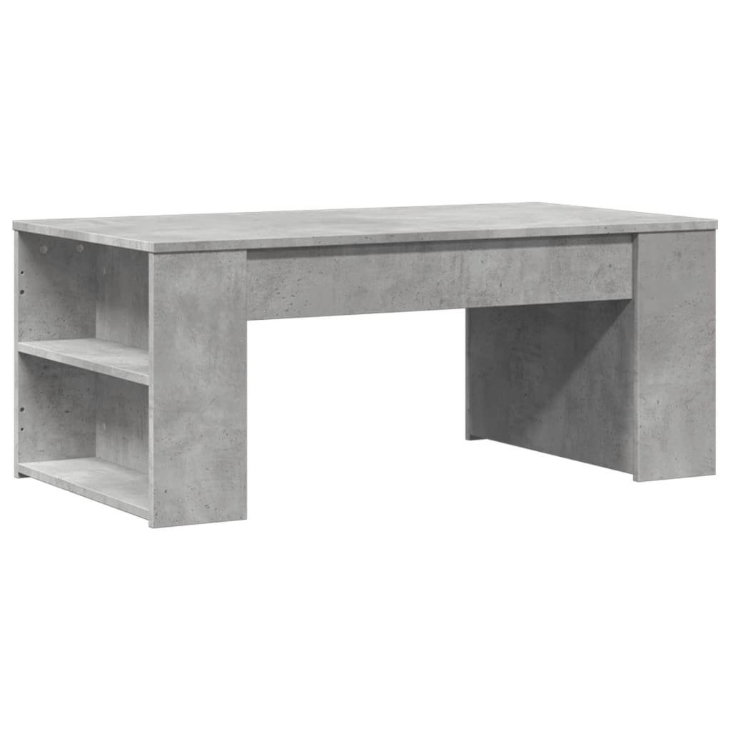 Table basse gris béton 102x55x42 cm bois d'ingénierie Tables basses vidaXL   