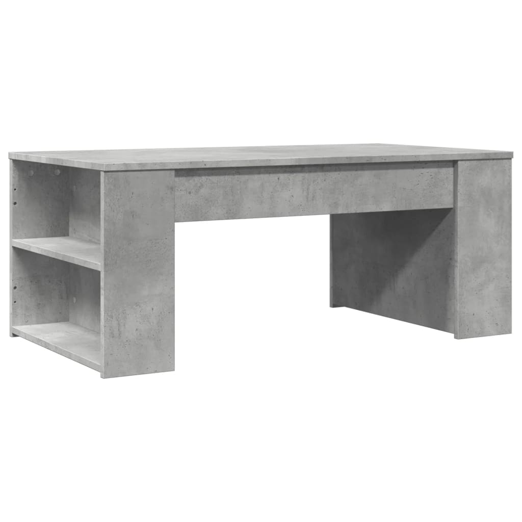 Table basse gris béton 102x55x42 cm bois d'ingénierie Tables basses vidaXL   