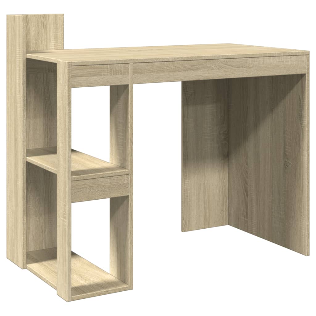 Bureau chêne sonoma 103,5x56,5x94 cm bois d'ingénierie Bureaux vidaXL   