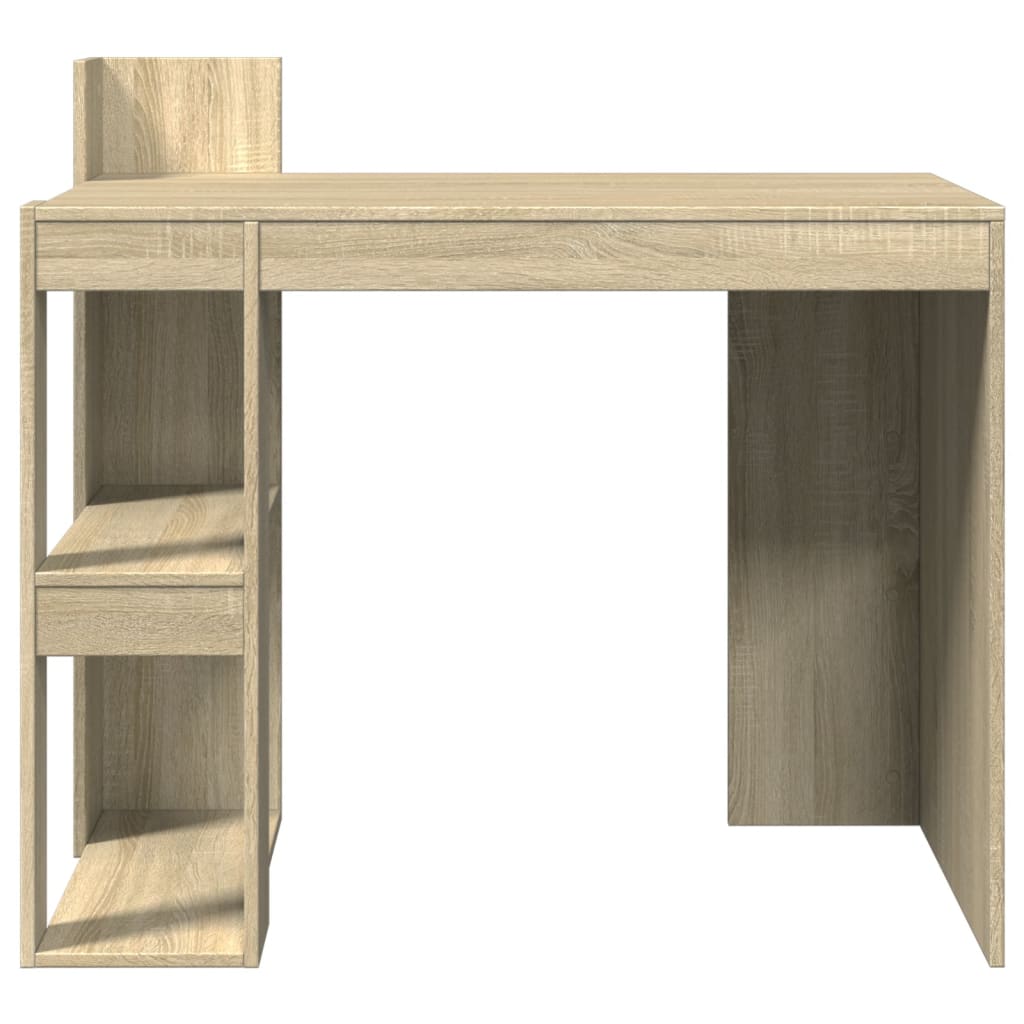 Bureau chêne sonoma 103,5x56,5x94 cm bois d'ingénierie Bureaux vidaXL   