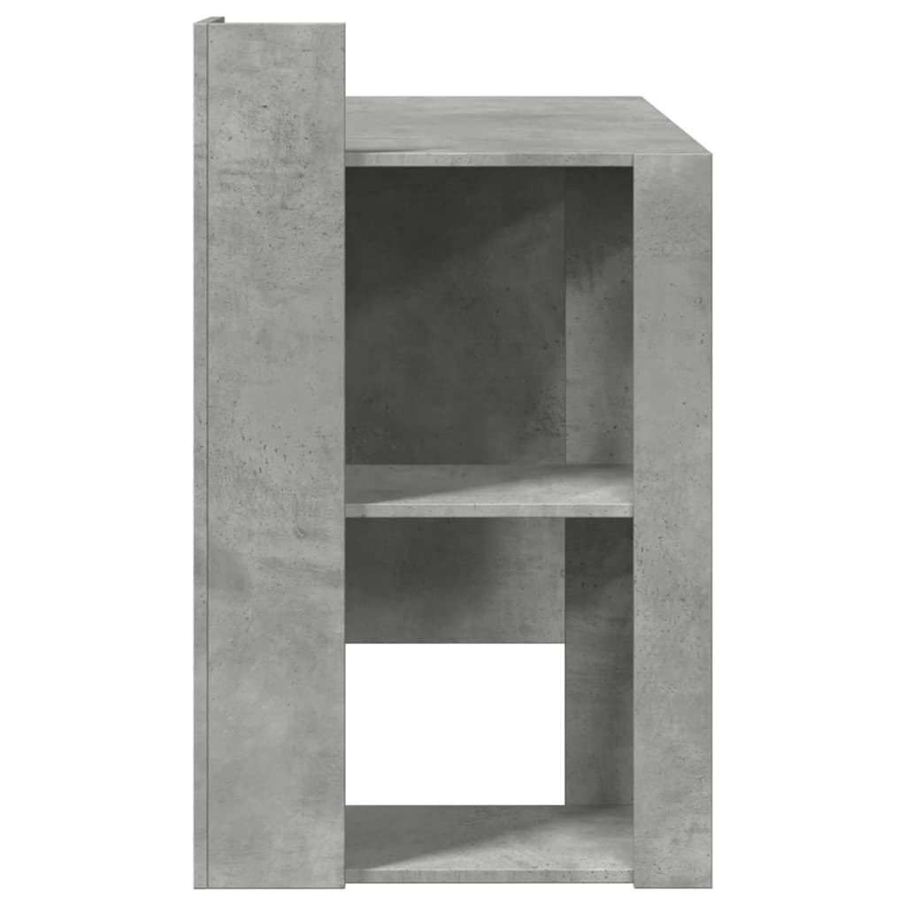 Bureau gris béton 103,5x56,5x94 cm bois d'ingénierie Bureaux vidaXL   