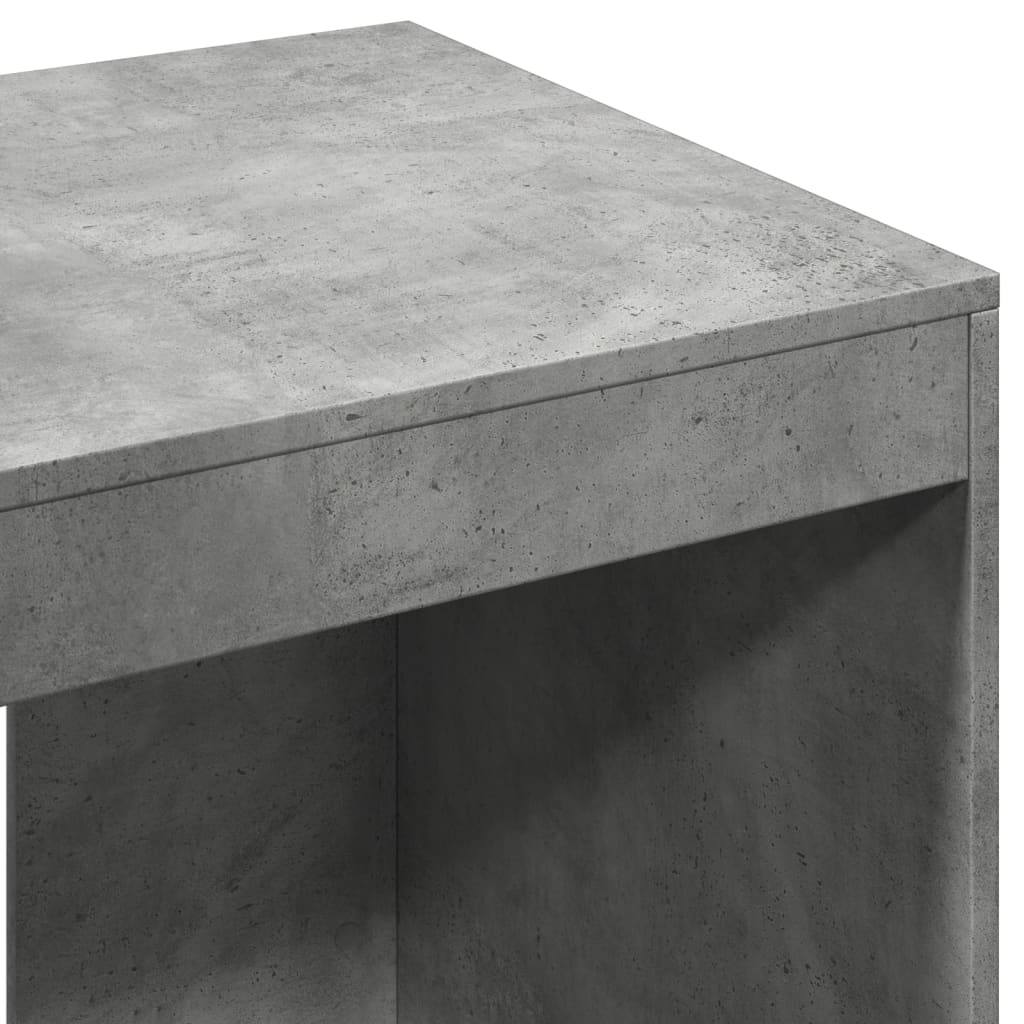 Bureau gris béton 103,5x56,5x94 cm bois d'ingénierie Bureaux vidaXL   