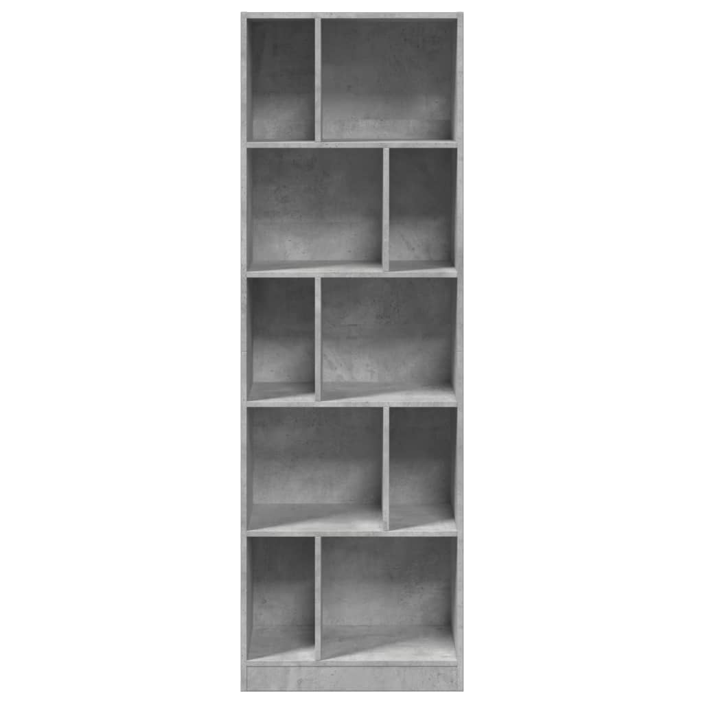 Image Bibliothèque gris béton 57x28,5x174 cm bois d'ingénierie | Xios Store SNC vidaXL Xios Store SNC