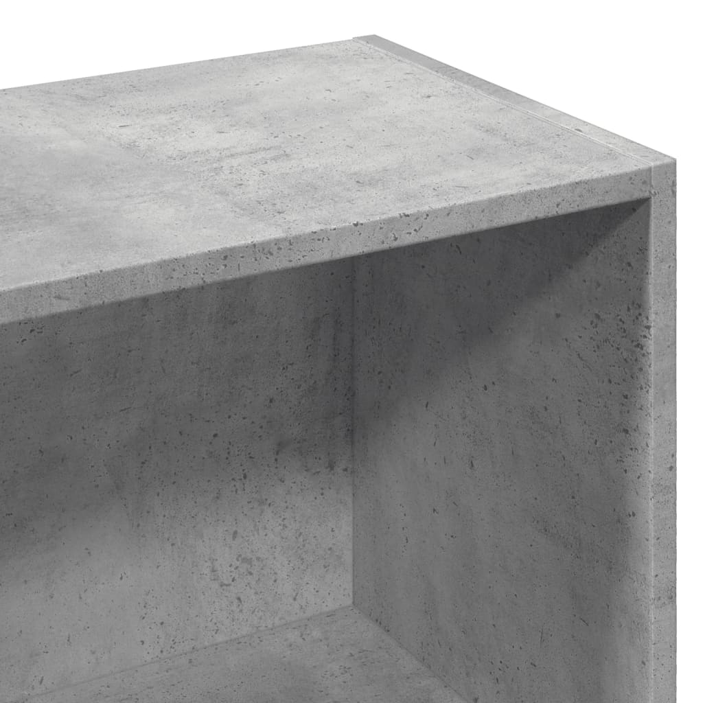 Image Bibliothèque gris béton 57x28,5x174 cm bois d'ingénierie | Xios Store SNC vidaXL Xios Store SNC