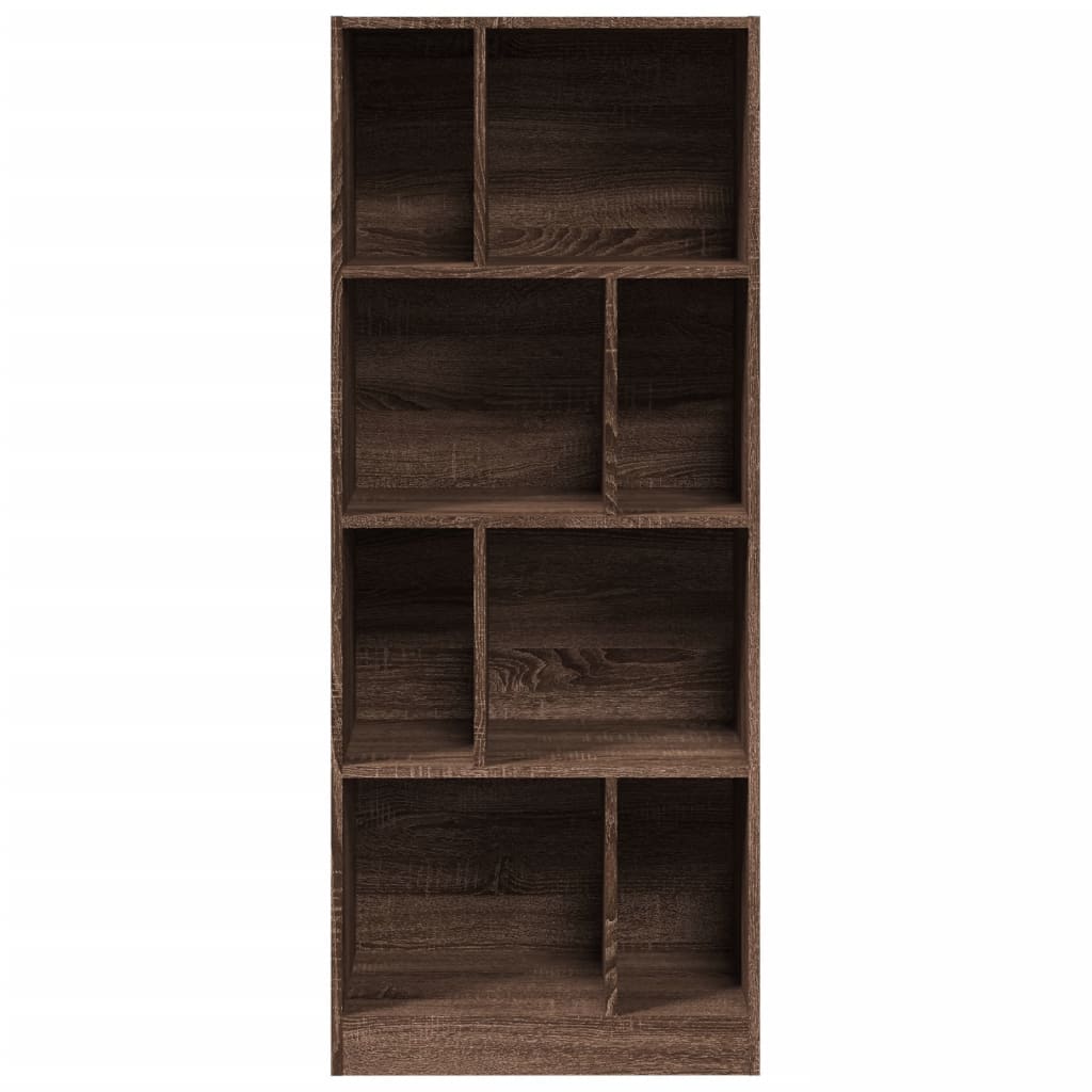 Image Bibliothèque chêne marron 57x28,5x141 cm bois d'ingénierie | Xios Store SNC vidaXL Xios Store SNC