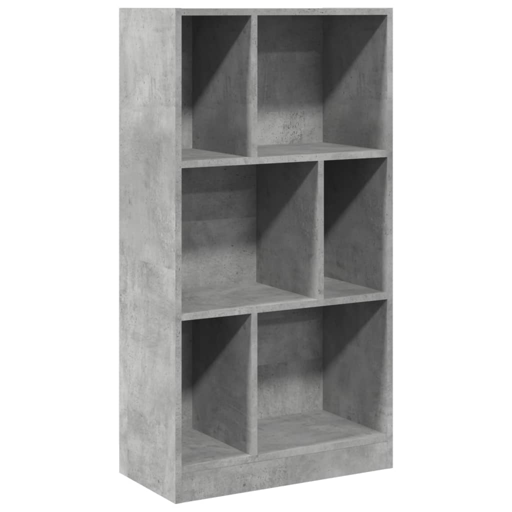 Image Bibliothèque gris béton 57x28,5x107,5 cm bois d'ingénierie | Xios Store SNC vidaXL Xios Store SNC