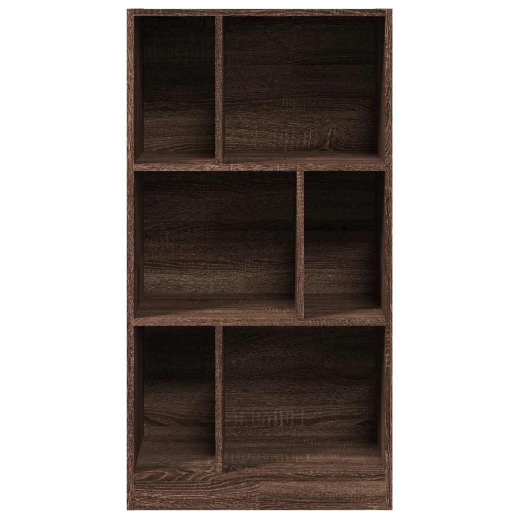 Image Bibliothèque chêne marron 57x28,5x107,5 cm bois d'ingénierie | Xios Store SNC vidaXL Xios Store SNC