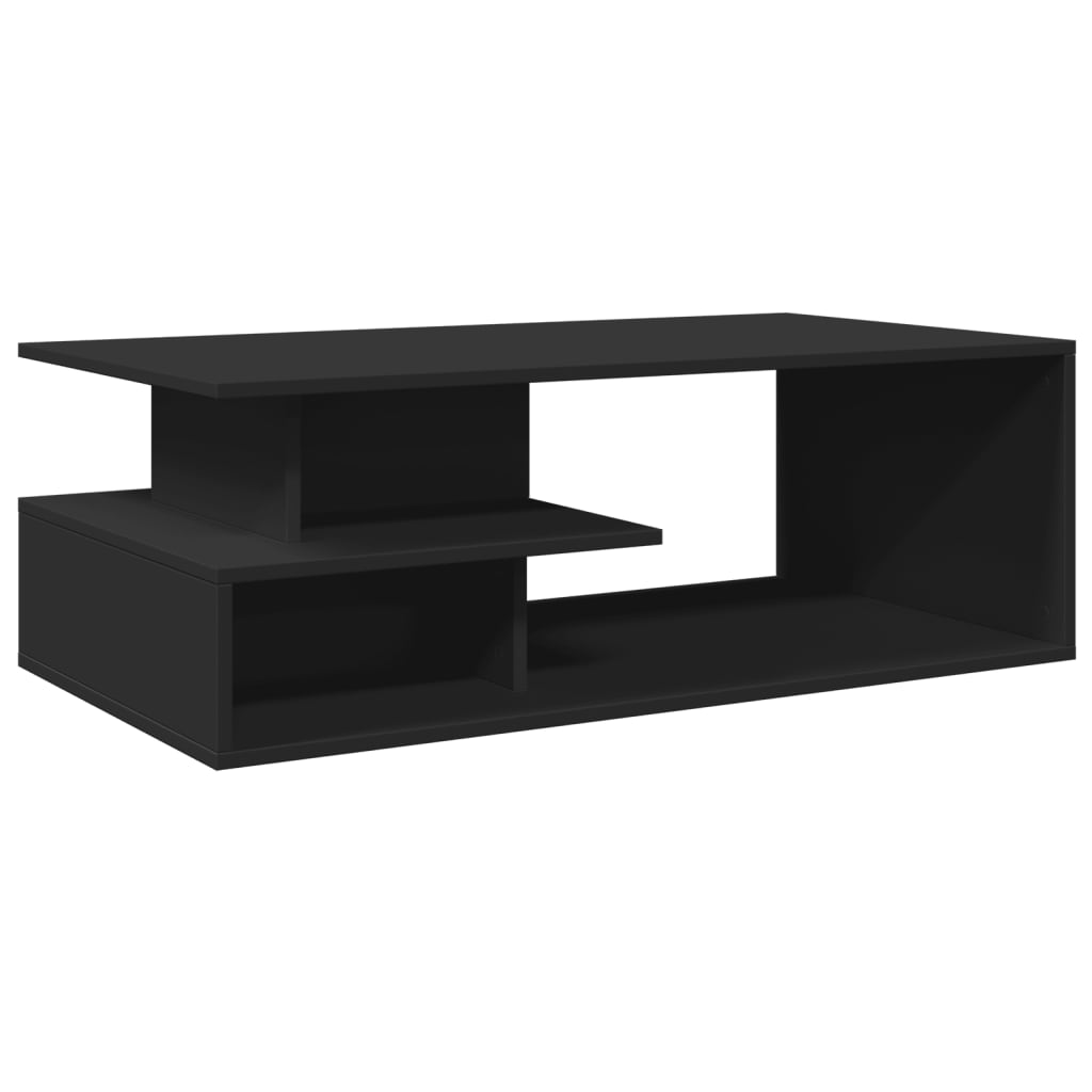 Table basse noir 102x55x35 cm bois d'ingénierie Tables basses vidaXL   