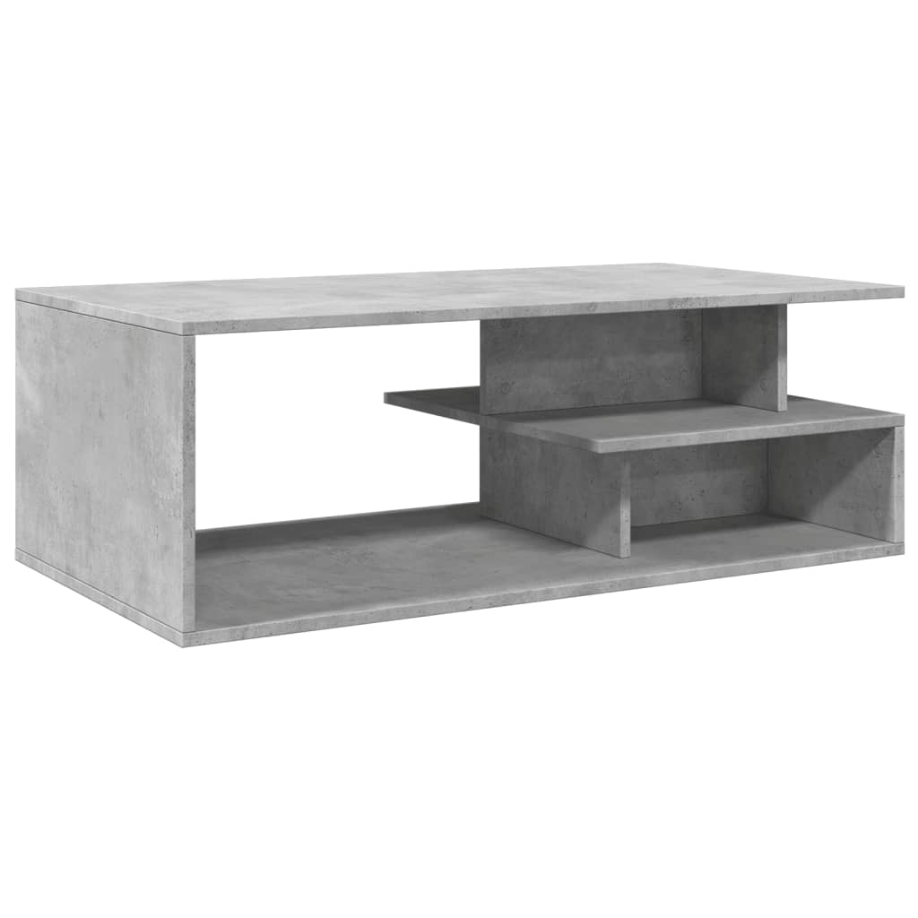 Table basse gris béton 102x55x35 cm bois d'ingénierie Tables basses vidaXL   