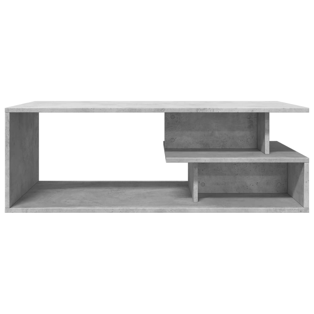 Table basse gris béton 102x55x35 cm bois d'ingénierie Tables basses vidaXL   